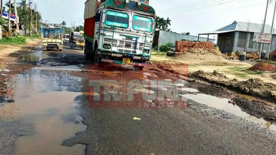 Tripura's PWD corruption left National Highway unchanged amidst Manik Sarkar's tall claims   